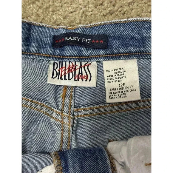 BILL BLASS Vintage Women High Waist Mom Jeans Easy Fit Tapered Leg 12P 30x27 Y2k - Picture 3 of 8
